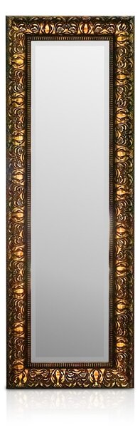 Casa Chic Chelsea Zrcadlo s dřevěným rámem obdélníkové 130 x 45 cm Vintage