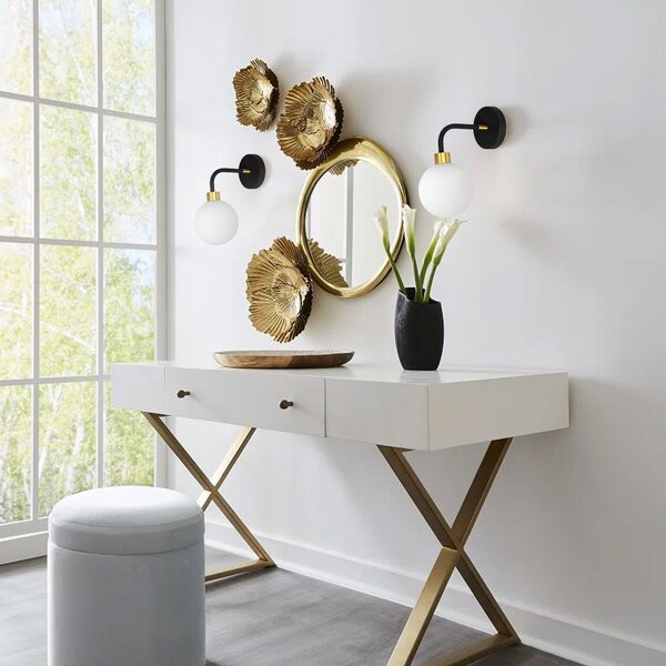Toolight Moderní nástěnná lampa APP1301-1W Black Gold