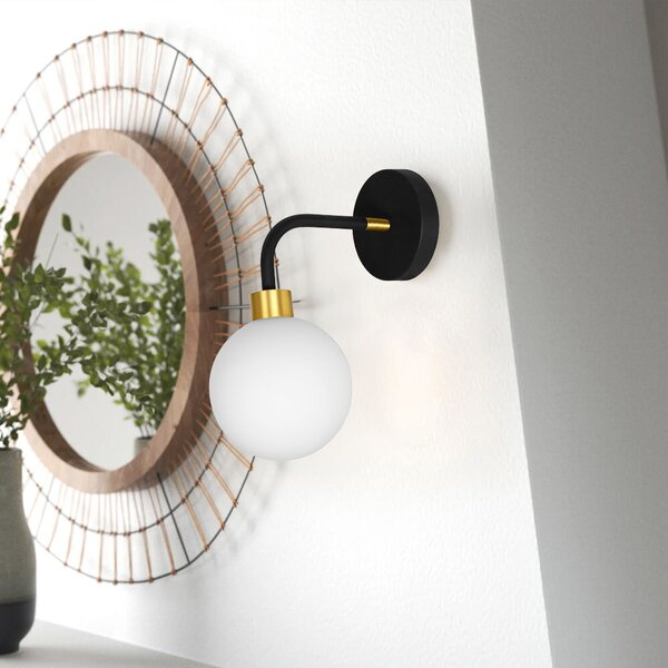 Toolight Moderní nástěnná lampa APP1301-1W Black Gold