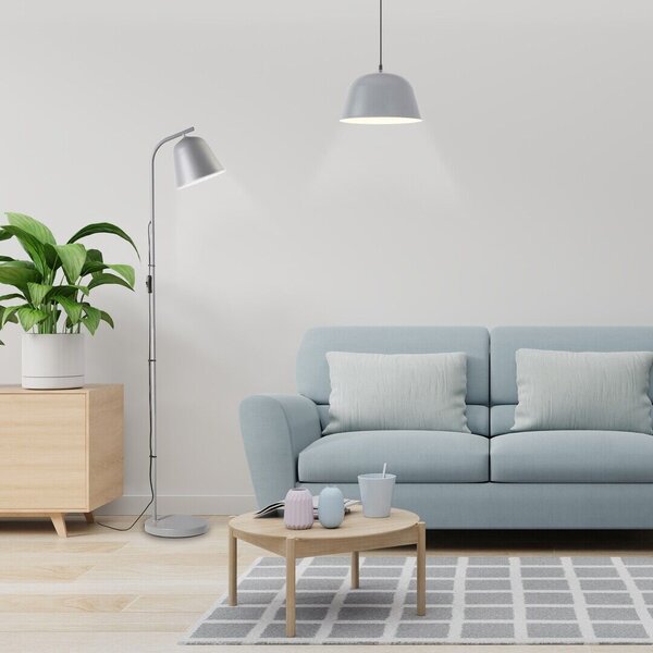 3096 Stojací lampa MALIA IP20 1xE27 šedá