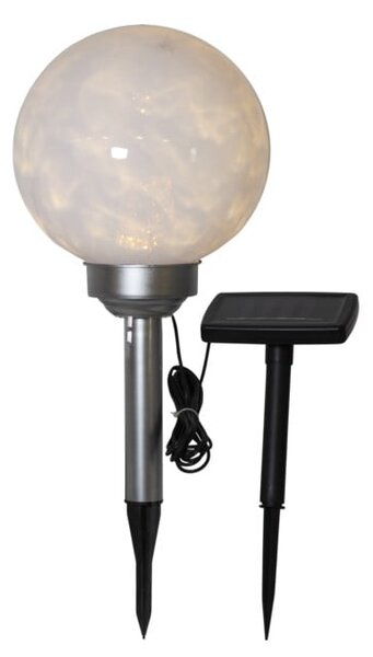 Venkovní kulaté solární LED svítidlo Star Trading Luna, ø 20 cm