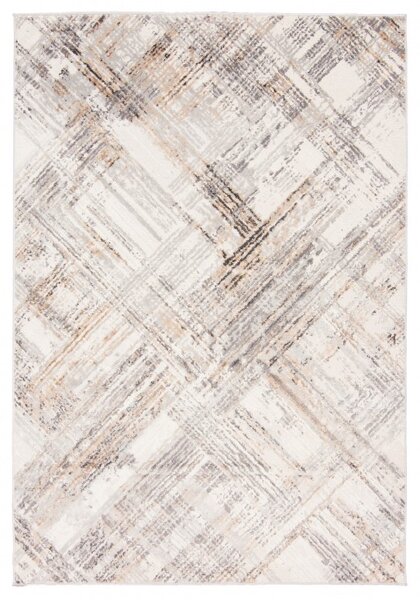 Makro Abra Moderní kusový koberec PORTLAND G505A bílý béžový Rozměr: 80x150 cm