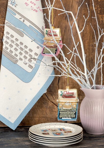 Porcelánový talíř Xmas Letter White Ø 20,5 cm