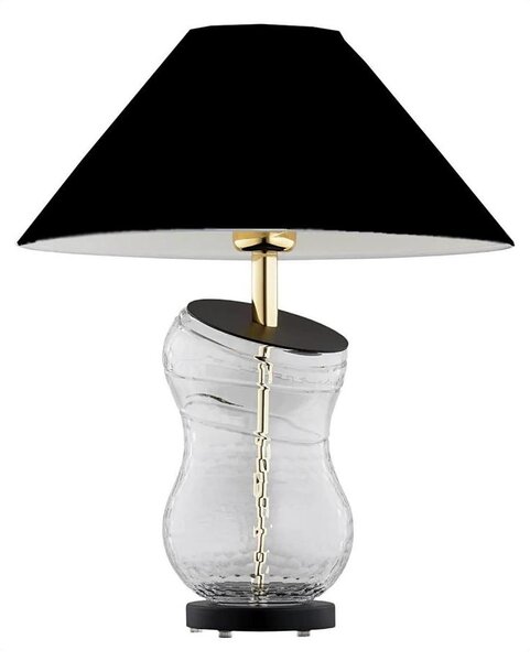 Argon 8037 - Stolní lampa VENETO 1xE27/15W/230V černá/mosaz