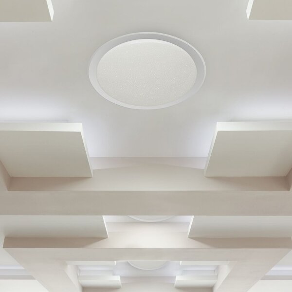 LED Stmívatelné stropní svítidlo LED/72W/230V 3000-6500K pr. 67 cm bílá + DO