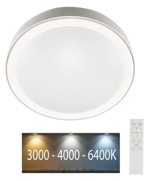 LED Stmívatelné stropní svítidlo LED/40W/230V 3000K/4000K/6500K + DO