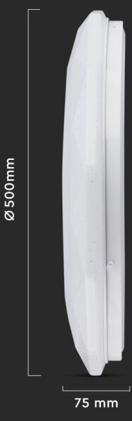 LED Stmívatelné stropní svítidlo LED/60W/230V 3000K/4000K/6500K + DO