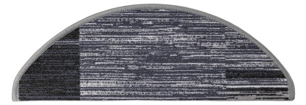 Kobercový ráj Kobercový nášlap Adagio 29 tmavě šedý Rozměr: 67 cm x 24 cm + 3 cm (zahnutí)