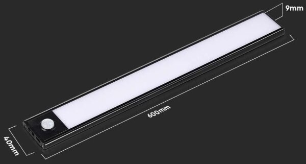 LED Podlinkové svítidlo se senzorem LED/2,5W/5V 4000K 3000 mAh