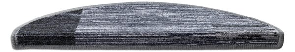 Kobercový ráj Kobercový nášlap Adagio 29 tmavě šedý Rozměr: 67 cm x 24 cm + 3 cm (zahnutí)
