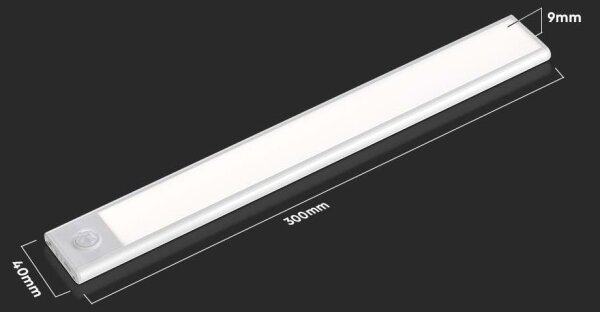 LED Podlinkové svítidlo se senzorem LED/1,5W/5V 1500 mAh 3000K