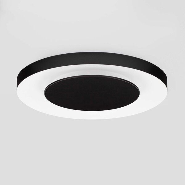 Černobílé kovové stropní LED světlo Nova Luce Pada 60 cm