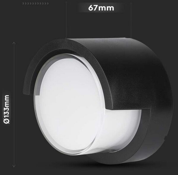 LED Venkovní nástěnné svítidlo LED/7W/230V 3000K IP65