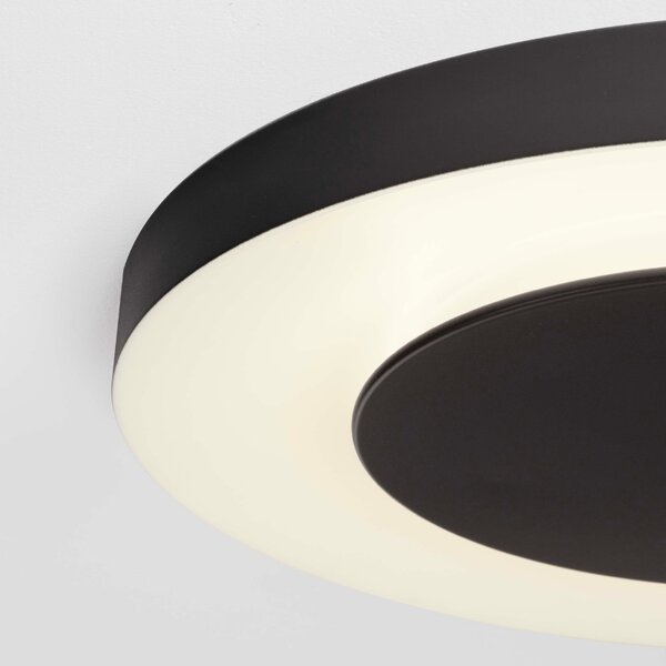 Černobílé kovové stropní LED světlo Nova Luce Pada 60 cm