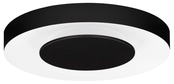 Černobílé kovové stropní LED světlo Nova Luce Pada 40 cm