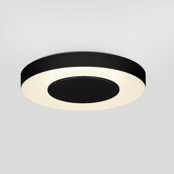 Černobílé kovové stropní LED světlo Nova Luce Pada 40 cm