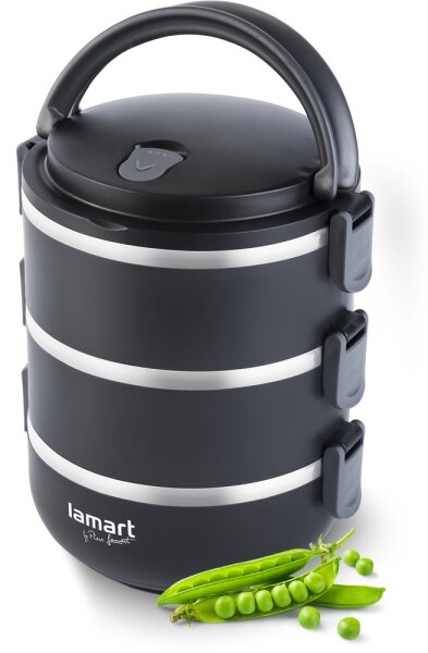 Lamart - Termojídlonosič 1,8 l černá