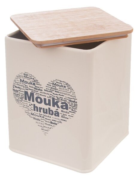 Dóza Mouka hrubá SRDCE 11,5x11,5x14 cm