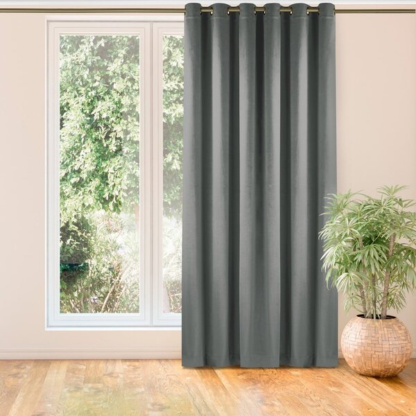 Antracitový závěs 200x270 cm Vila – Homede