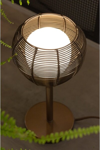 Klausen 108036 - Stolní lampa NEST 1xE14/7W/230V měděná