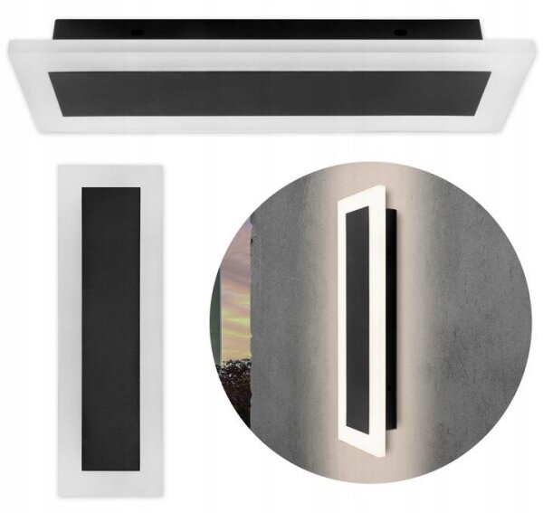 LED Venkovní nástěnné svítidlo LED/19W/230V IP54 černá