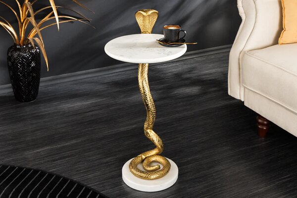 Odkládací stolek WILDLIFE COBRA 60 CM zlatý Nábytek | Doplňkový nábytek | Odkládací stolky