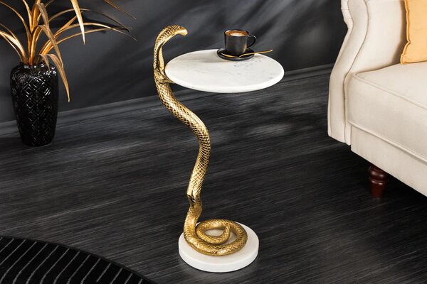 Odkládací stolek WILDLIFE COBRA 60 CM zlatý Nábytek | Doplňkový nábytek | Odkládací stolky