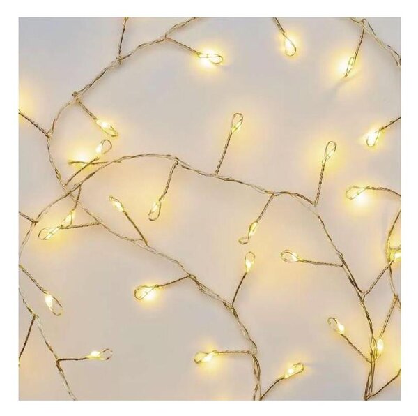 LED řetěz 100xLED/3xAA 2,7m teplá bílá