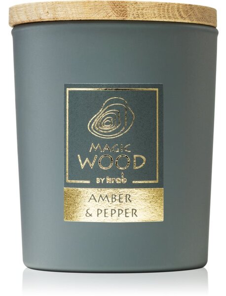 Krab Magic Wood Amber & Pepper vonná svíčka 300 g
