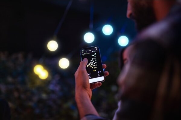 Twinkly TWF020GOP-BEU - LED Venkovní dekorační řetěz 20xLED 14m IP44 Wi-Fi
