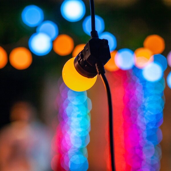 Twinkly TWF020STP-BEU - LED RGB Venkovní dekorační řetěz 20xLED 14m IP44 Wi-Fi