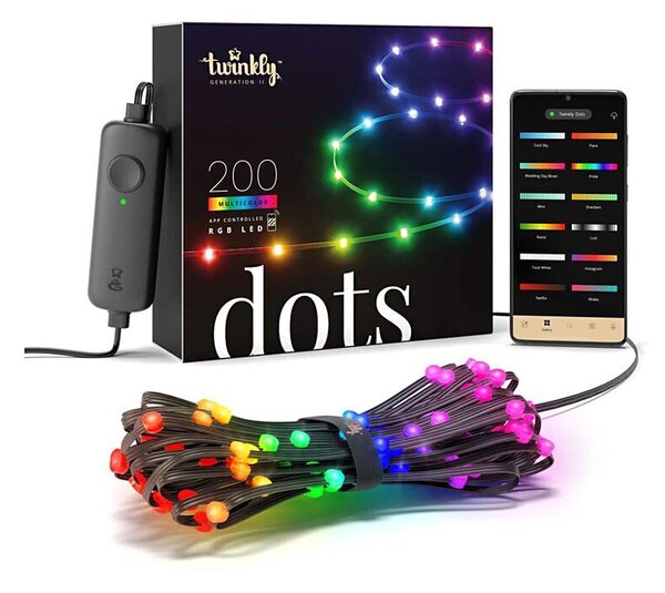 Twinkly TWD200STP-BEU - LED RGB Venkovní stmívatelný pásek 200xLED 10m IP44 WiFi