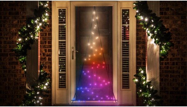 Twinkly TWWT050SPP-BEU - LED RGBW Venkovní vánoční stromeček 70xLED IP44 Wi-Fi