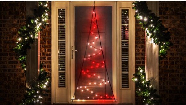 Twinkly TWWT050SPP-BEU - LED RGBW Venkovní vánoční stromeček 70xLED IP44 Wi-Fi