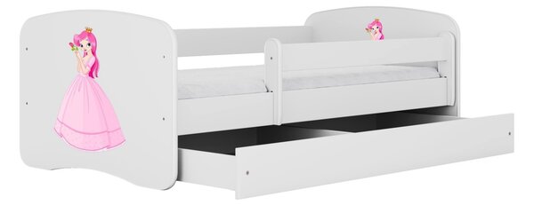 Kocot kids Dětská postel Babydreams princezna bílá, varianta 70x140, bez šuplíků, bez matrace