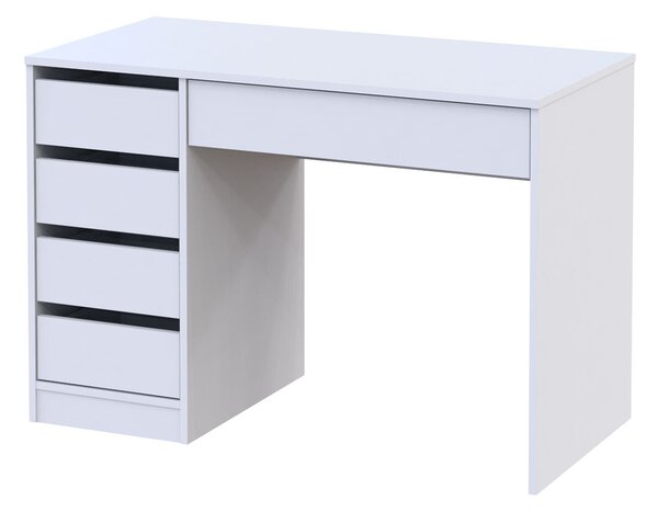 Psací stůl s levou montáží Profi 110 cm bílý