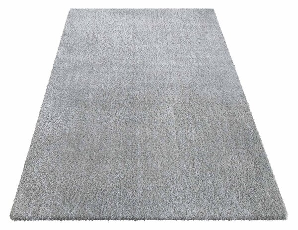 Makro Abra Kusový shaggy koberec jednobarevný Kamel Šedý Rozměr: 200x290 cm