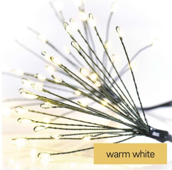 LED řetěz 300xLED 5,2+3 m teplá bílá