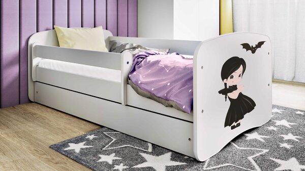 Kocot kids Dětská postel Babydreams Wednesday bílá, varianta 70x140, bez šuplíků, bez matrace