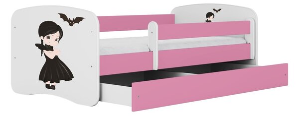 Kocot kids Dětská postel Babydreams Wednesday růžová, varianta 70x140, bez šuplíků, bez matrace