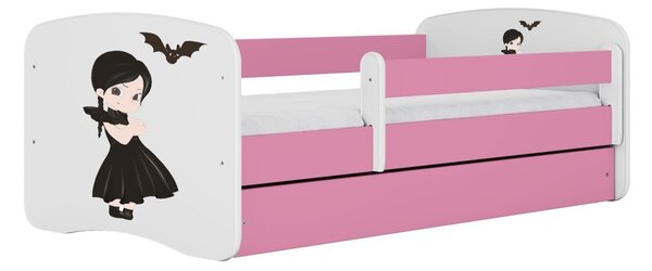 Kocot kids Dětská postel Babydreams Wednesday růžová, varianta 70x140, bez šuplíků, bez matrace