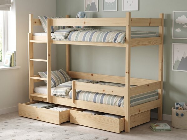 Patrová postel s úložným prostorem Elegant + matrace + rošty