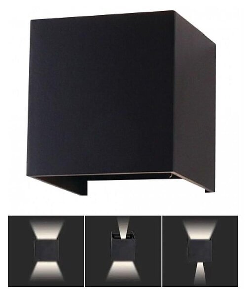LED Venkovní nástěnné svítidlo LED/11W/230V 3000K IP65 černá