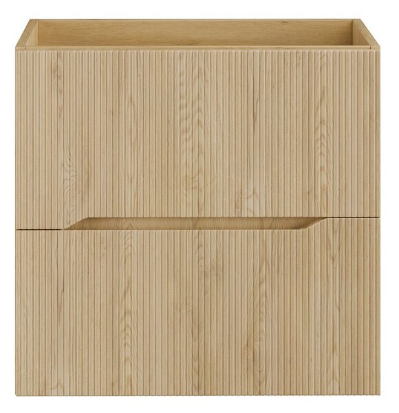 Comad Závěsná skříňka pod umyvadlo Nordic s deskou 60 cm dub cremona