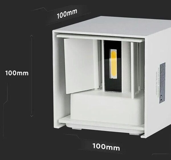 LED Venkovní nástěnné svítidlo LED/5W/230V 4000K IP65 bílá