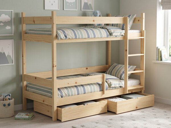 Patrová postel s úložným prostorem Elegant + matrace + rošty