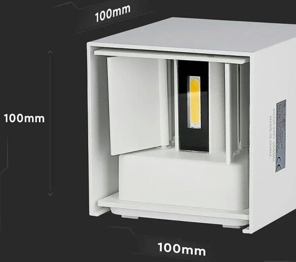 LED Venkovní nástěnné svítidlo LED/5W/230V 3000K IP65 bílá