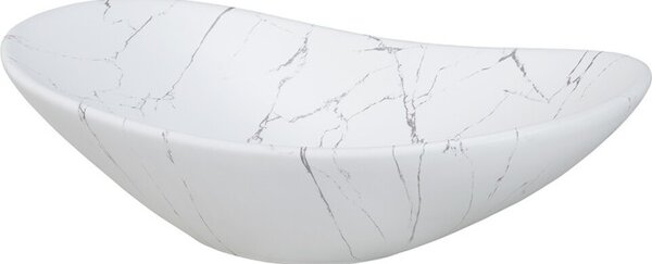 Comad Závěsná skříňka Nordic Lena s deskou a umyvadlem 80 cm dub cremona