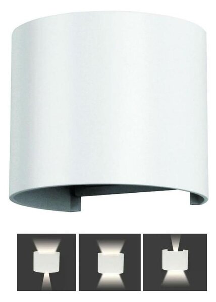 LED Venkovní nástěnné svítidlo LED/6W/230V 4000K IP65 bílá