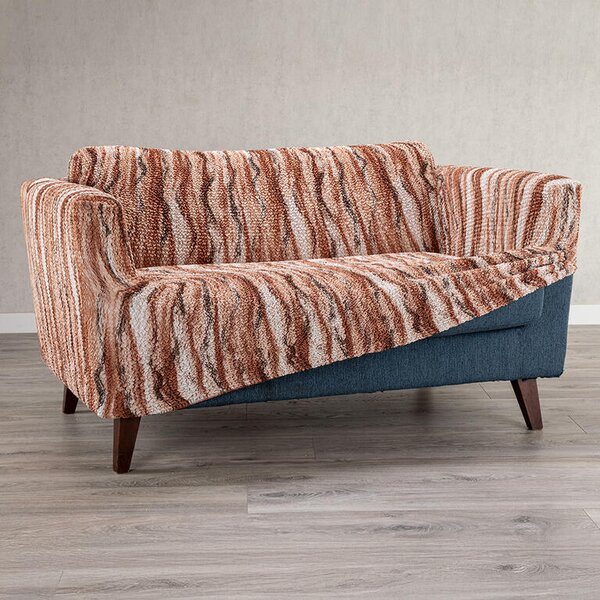 Bielastické potahy OCEANO NOVÉ cihlové křeslo (š. 60 - 110 cm)